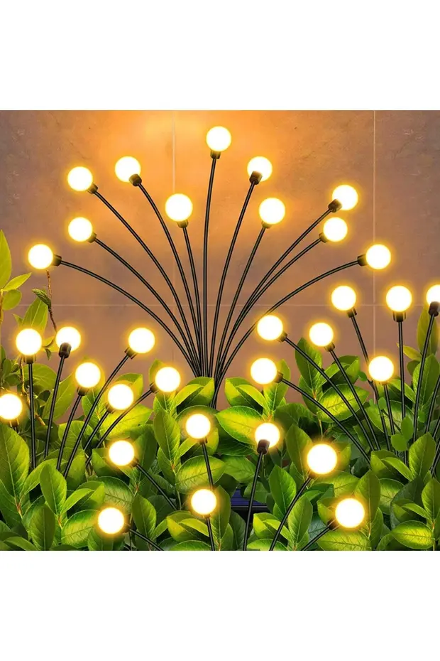 8 Ledli Solar Bahçe Işıkları Dış Mekan Peyzaj 3 Modlu Bahçe Çiti Güneş Enerjili Süs Lamba